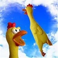 Лот: 3446423. Фото: 1. "Кричащая курица" от стресса Crazy... Фигурки, статуэтки