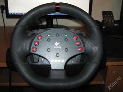 Лот: 2292320. Фото: 1. Компьютерный руль Logitech MOMO... Другое (игровые приставки, консоли, видеоигры)