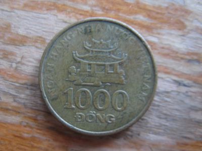 Лот: 21074871. Фото: 1. Монеты Азии. Вьетнам 1000 донг... Азия