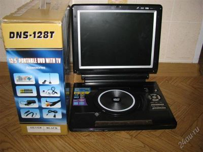 Лот: 2298688. Фото: 1. Портативный DVD + TV (12,5"). Плееры