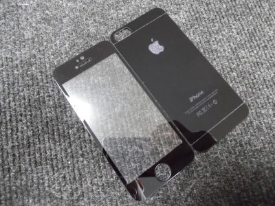 Лот: 11466113. Фото: 1. Защитное стекло iPhone 5/ iPhone... Защитные стёкла, защитные плёнки