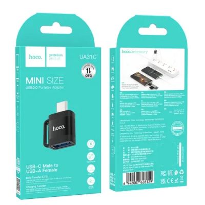 Лот: 24919163. Фото: 1. Адаптер USB - Type C (OTG) Hoco... Дата-кабели, переходники