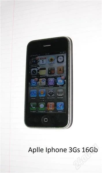 Лот: 2033443. Фото: 1. Apple Iphone 3Gs 16Gb - Black... Смартфоны