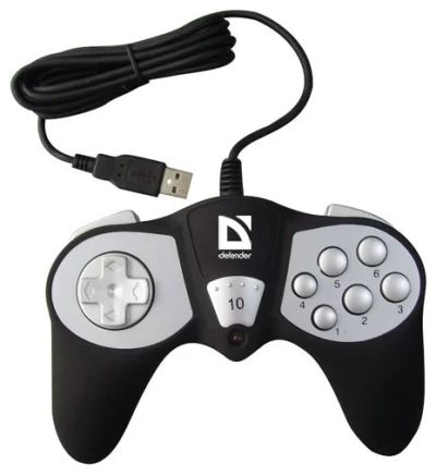 Лот: 4175584. Фото: 1. Геймпад Defender Game Racer Classic. Рули, джойстики