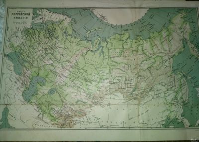 Лот: 14910567. Фото: 1. Карта Российской Империи 1900... Другое (антиквариат)