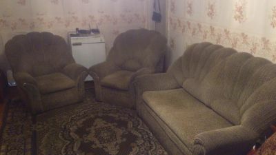 Лот: 4691806. Фото: 1. Диван + 2 Кресла. Диваны