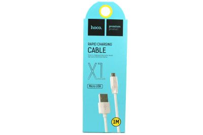 Лот: 9988501. Фото: 1. Кабель Hoco X1 microUSB - USB... Дата-кабели, переходники