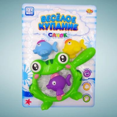 Лот: 16435168. Фото: 1. Набор игрушек для ванной Веселое... Игрушки для купания