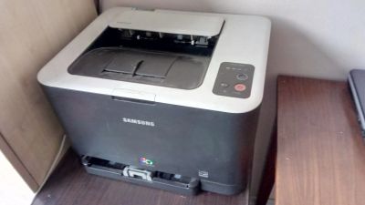 Лот: 20030556. Фото: 1. Лазерный цветной принтер Samsung. Картриджи, расходные материалы
