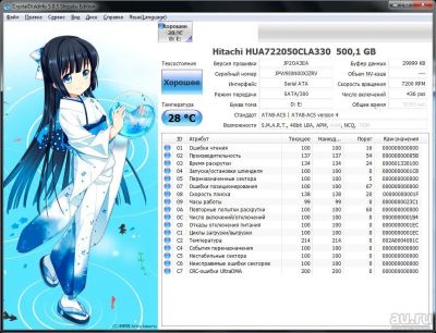 Лот: 9136006. Фото: 1. Жесткий диск HDD 500GB (500гб... Жёсткие диски (HDD)