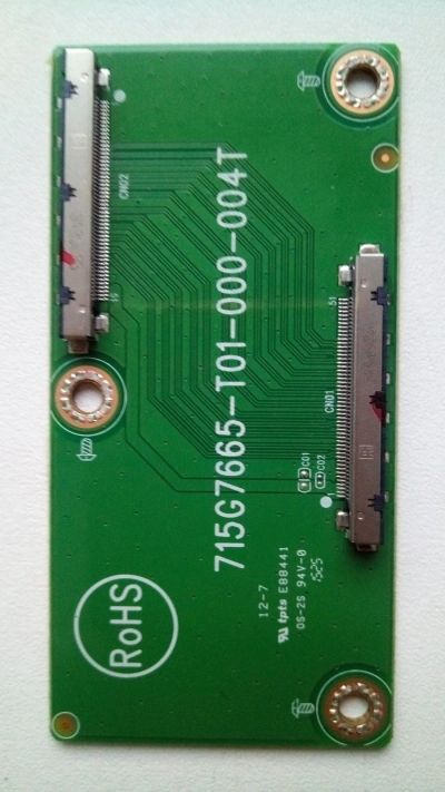Лот: 12854910. Фото: 1. Плата LVDS переходник 715G7665-T01-000-004T... Запчасти для телевизоров, видеотехники, аудиотехники