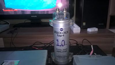 Лот: 7008286. Фото: 1. конденсатор prology 1farad. Аксессуары для автозвука