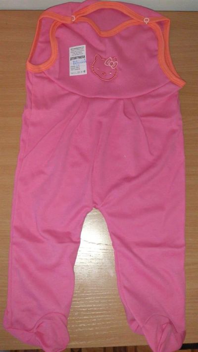 Лот: 3567745. Фото: 1. Ползунки с вышевкой (интерлок... Ползунки, распашонки, слипы