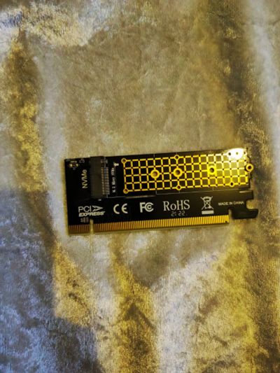Лот: 25312154. Фото: 1. Переходник для NVMe в PCI Express. Шлейфы, кабели, переходники