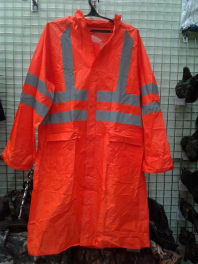 Лот: 21349625. Фото: 1. Плащ нейлон PР1HV (Т170) HiViz... Защитные очки, каски, перчатки