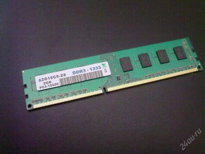 Лот: 2620641. Фото: 1. Hynix A2G16C9-Z8 DDR3-1333 2GB... Оперативная память