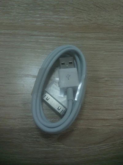 Лот: 9937937. Фото: 1. Usb кабель IPhone 4/4s/3g/3gs. Дата-кабели, переходники