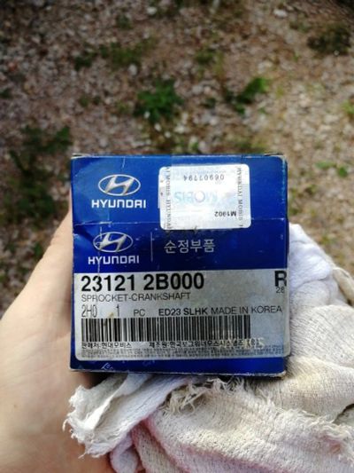 Лот: 16546816. Фото: 1. Звездочка Коленвала G4FC Hyundai-KIA... Двигатель и элементы двигателя