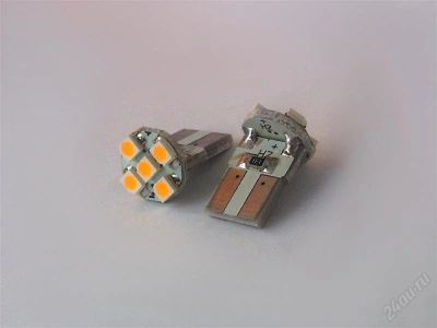 Лот: 2633001. Фото: 1. Светодиодная лампа LED Т10 W5W... Оптика и освещение