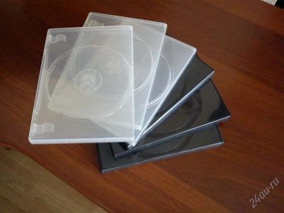 Лот: 2004224. Фото: 1. 150 коробок для дисков новые отдам... Видеозаписи, фильмы