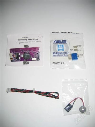 Лот: 2794212. Фото: 1. Переходник SATA Bridge + Q-Connector... Шлейфы, кабели, переходники