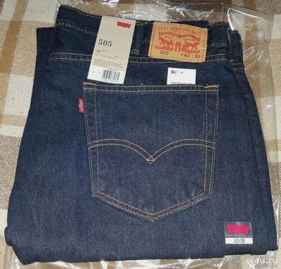 Лот: 9560412. Фото: 1. Джинсы Levis 505 р 42Х30 из США... Брюки, джинсы, шорты