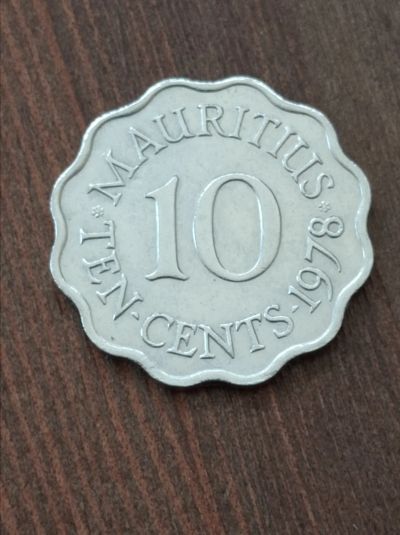 Лот: 18657242. Фото: 1. 10 центов 1978 г. Маврикий. Британские... Африка