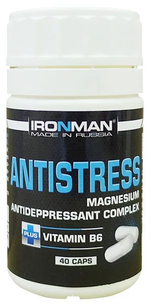 Лот: 7997102. Фото: 1. Ironman Antistress 40 капс (антистресс... Спортивное питание, витамины