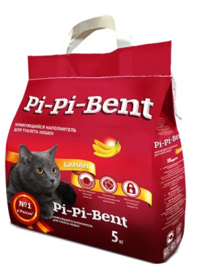 Лот: 13987326. Фото: 1. Наполнитель Pi-Pi-Bent (ПиПи Бент... Миски, лотки, наполнители