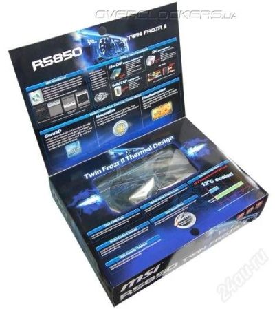 Лот: 910632. Фото: 1. Radeon HD 5850 MSI Twin Frozr... Видеокарты