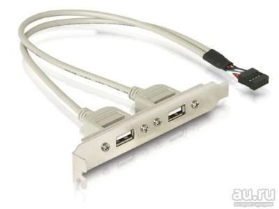 Лот: 12659775. Фото: 1. Планка расширения USB 2.0, на... Платы расширения, контроллеры, доп. порты