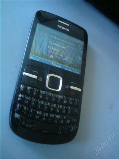 Лот: 2086172. Фото: 1. nokia c3-00 black qwerty обмен. Кнопочные мобильные телефоны
