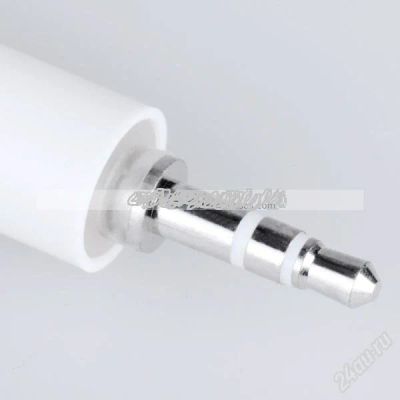 Лот: 868209. Фото: 1. Apple audio cable 1м, для iPod... Шнуры, кабели, разъёмы
