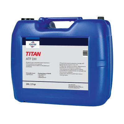 Лот: 24294365. Фото: 1. FUCHS TITAN ATF DIII 20л (масло... Масла, жидкости