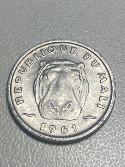 Лот: 19316515. Фото: 1. Мали 5 франков, 1961. Африка