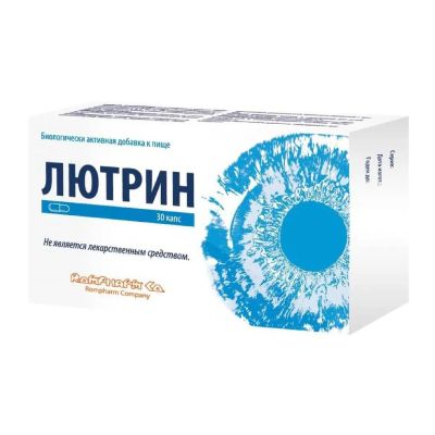 Лот: 24787066. Фото: 1. Лютрин капс. 538мг №30 БАД. Лекарства