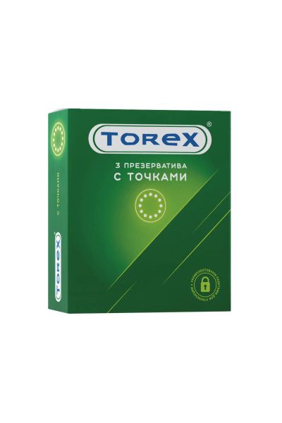 Лот: 24254120. Фото: 1. Презервативы точечные Torex №3. Презервативы