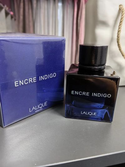 Лот: 24908422. Фото: 1. Lalique Encre Noire Indigo. Мужская парфюмерия