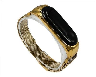 Лот: 20885979. Фото: 1. Ремешок Xiaomi Mi Band 3/4 Milanese... Смарт-часы, фитнес-браслеты, аксессуары