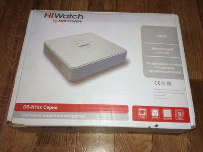 Лот: 15430020. Фото: 1. HiWatch DS-N104 Видеорегистратор... Видеонаблюдение