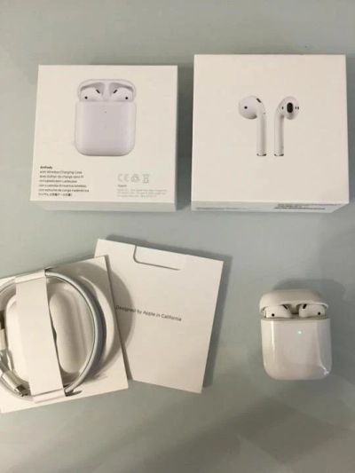 Лот: 17303127. Фото: 1. Наушники Apple с беспроводным... Наушники, гарнитуры