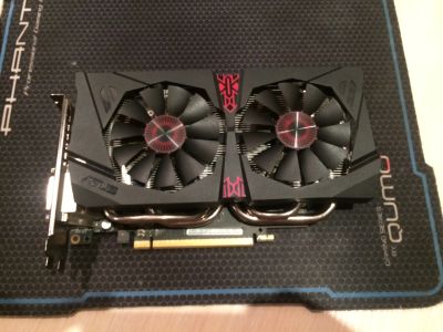 Лот: 11925985. Фото: 1. Видеокарта GeForce gtx 960 strix... Видеокарты