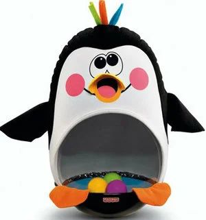 Лот: 9613261. Фото: 1. Пингвин-неваляшка с шариками Fisher-Price... Развивающие
