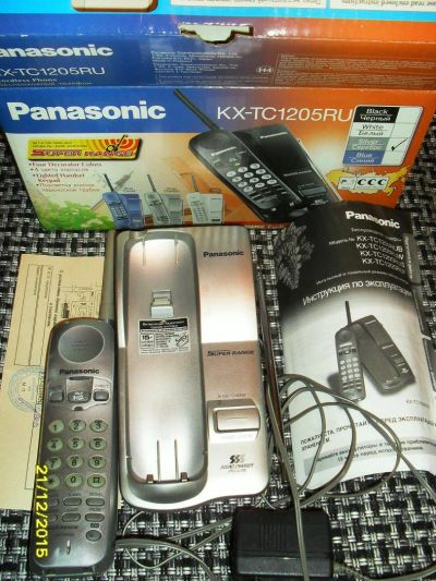 Лот: 6915389. Фото: 1. Радиотелефон Panasonic KX-TC1205. DECT и радиотелефоны