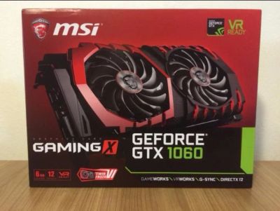Лот: 11508111. Фото: 1. GTX 1060 -6Gb- MSI Gaming X. НОВАЯ... Видеокарты
