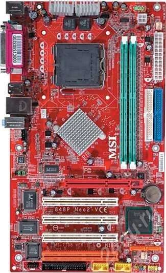 Лот: 170245. Фото: 1. Материнская плата MSI 848P Neo2-V... Материнские платы