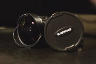 Лот: 12620891. Фото: 1. Объектив Samyang 8mm f/3.5 Fish-eye. Объективы