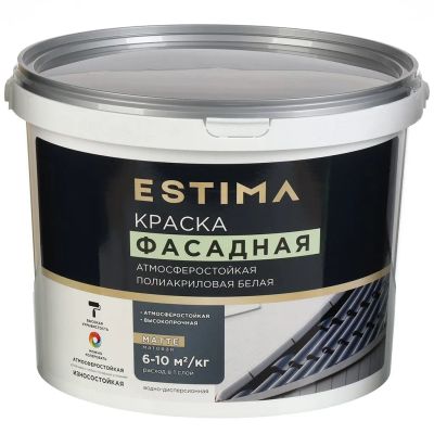 Лот: 25041596. Фото: 1. Краска водно-дисперсионная, Estima... Краски, лаки, растворитель