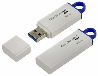 Лот: 12146807. Фото: 1. Флешка USB 3.0 16Gb Kingston DataTraveler... USB-флеш карты