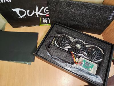 Лот: 20358813. Фото: 1. Rtx 2080 Msi Duke читать описание. Видеокарты